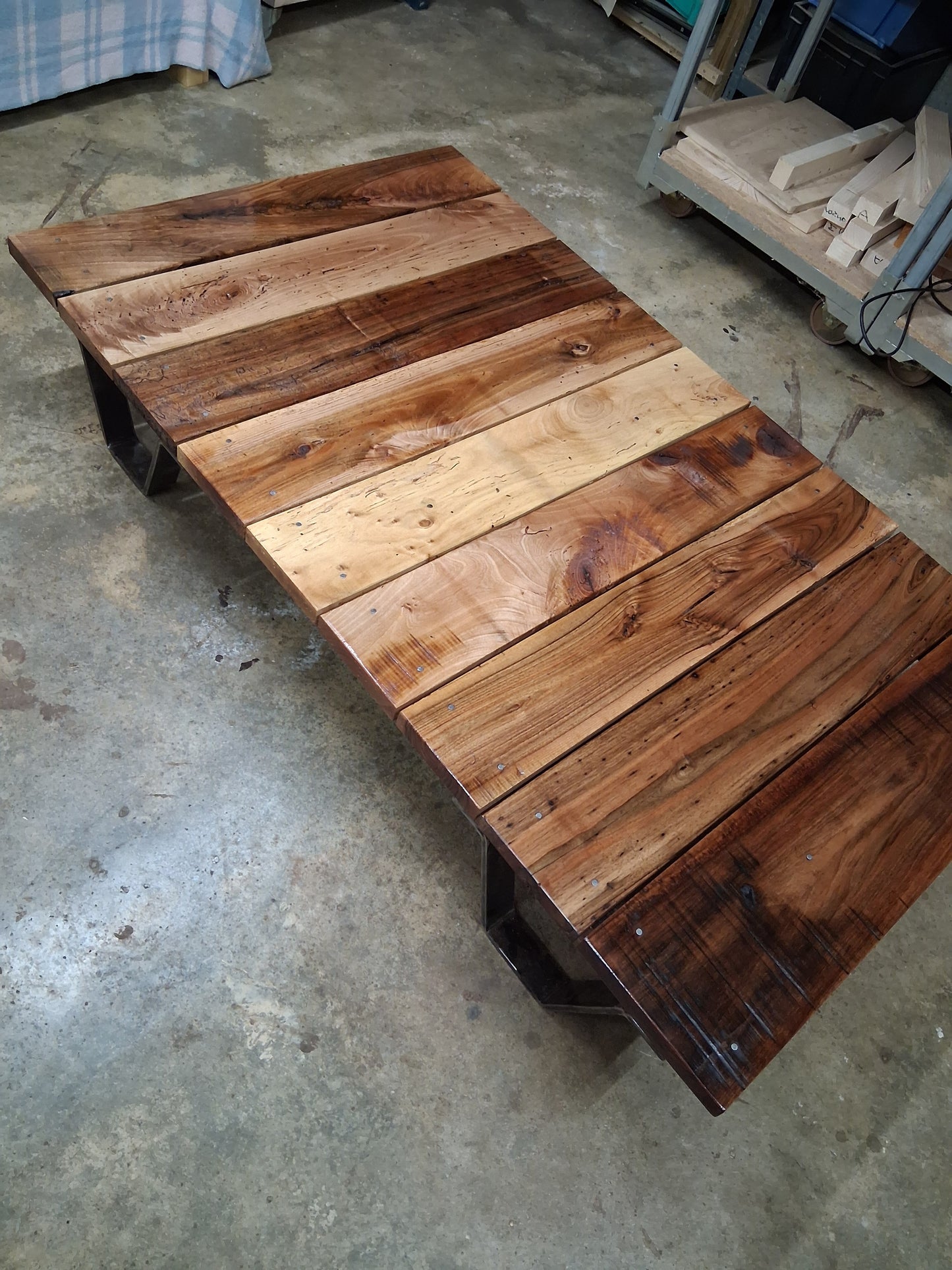 Table basse industrielle