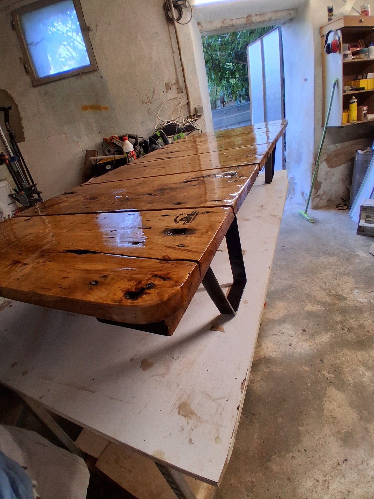 Table basse industrielle